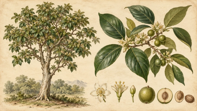 Morphology of the Poison Nut Canopy