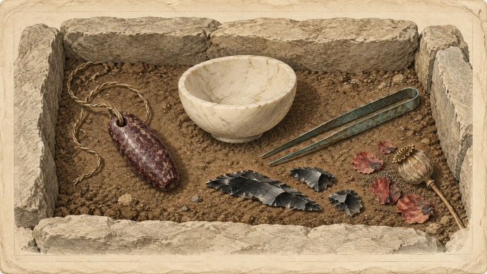 Funerary Deposits and the Underworld Motif
